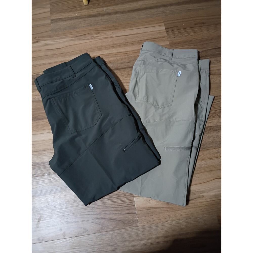 Bundle 2 Magellan Outdoors Hickory Canyon Pants 42W Moisture-wicking Classic Fit